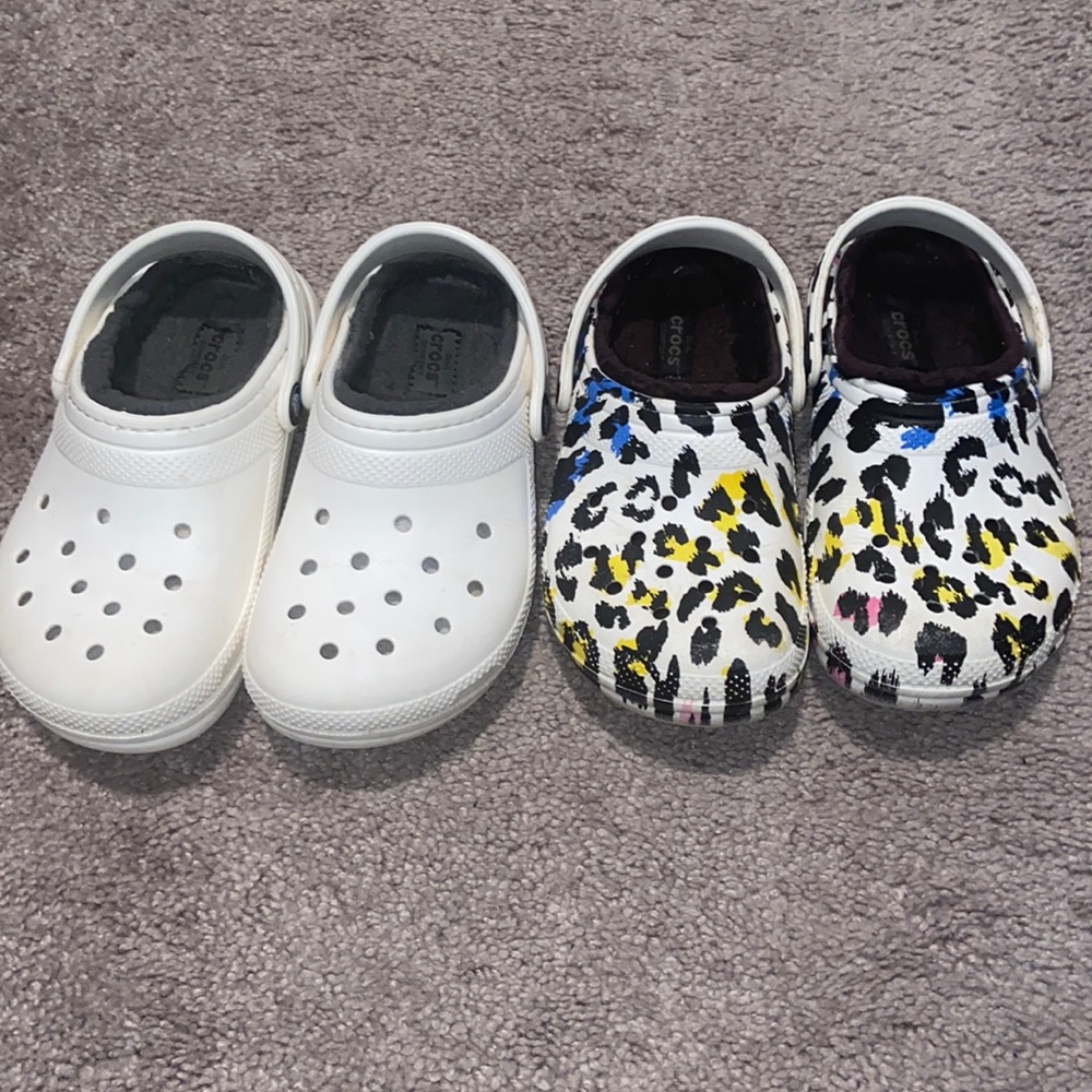 C12 crocs with lining